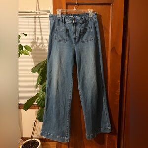 Old Navy High-Rise Denim Wide Leg Flare Jeans